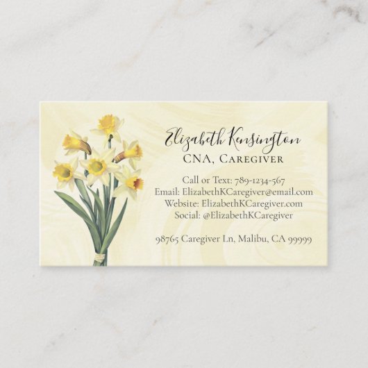 介護者高齢者サー気にビスフローラ 名刺 (正面)