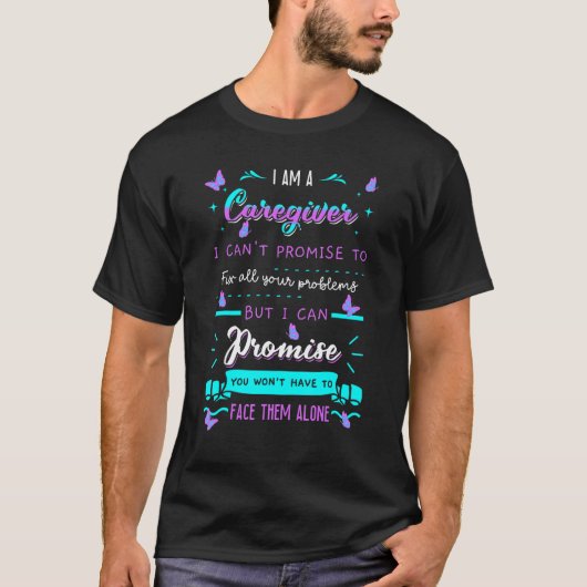 介護者 ケアギバー 看護師 Tシャツ (正面)