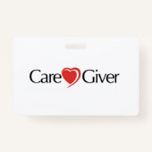 介護者 バッジ (裏面)