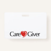 介護者 バッジ (正面)