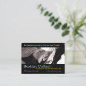 介護者HelpU信頼プロフェッショナル 名刺 (スタンド正面)