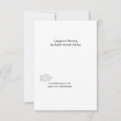 介護賛美者/フラットカード用のA サンキューカード (裏面)