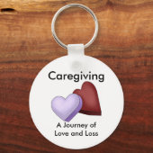 介護、愛と損失のキーチェーンの旅 キーホルダー (正面)