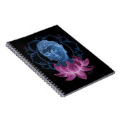 仏およびはす ノートブック (右側)