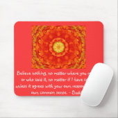 仏からの知恵の賢い単語は引用します マウスパッド (マウス)