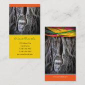 仏とツリー仏教タイ写真 名刺 (正面/裏面)