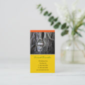 仏とツリー仏教タイ写真 名刺 (スタンド正面)