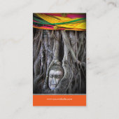 仏とツリー仏教タイ写真 名刺 (裏面)