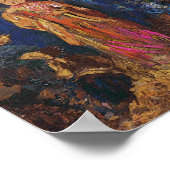 仏と花 – レドンによるポスタープリント ポスター (角)