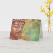 仏のめい想 カード (黄色い花)