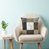 仏のインスピレーションのモダンなデザインの枕 クッション (椅子)