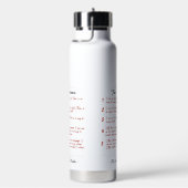 仏のエッセンス：5回記念ウォーターボトル ウォーターボトル (右面)