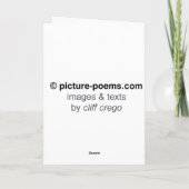 仏のクリスマス: 時々詩… シーズンカード (裏面)