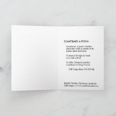 仏のクリスマス: 時々詩… シーズンカード (内部)