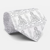 仏のタイ ネクタイ (ロール)