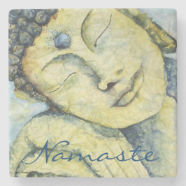 仏のナマステの石のコースター ストーンコースター