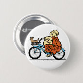 仏のバイクボタン 缶バッジ (正面&裏面)