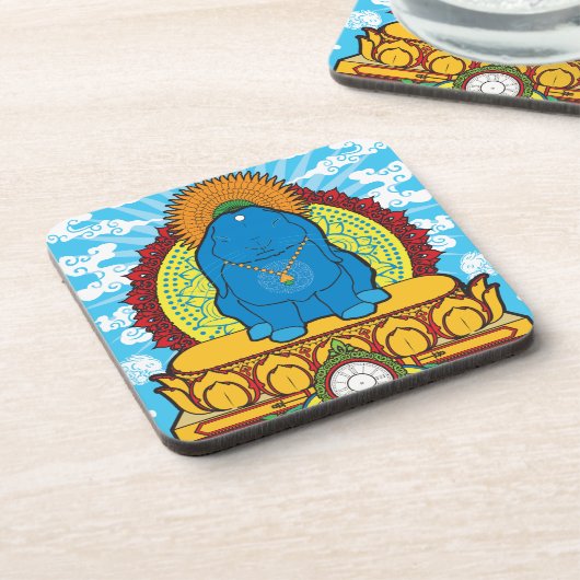 仏のパン コースター (左側)