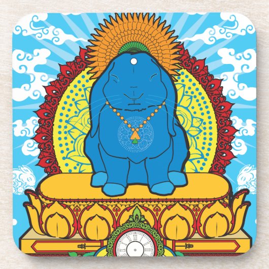 仏のパン コースター (正面)