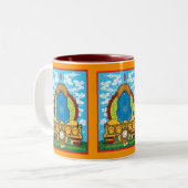 仏のパン ツートーンマグカップ (正面左)