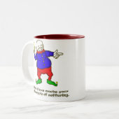 仏のピエロ ツートーンマグカップ (正面左)