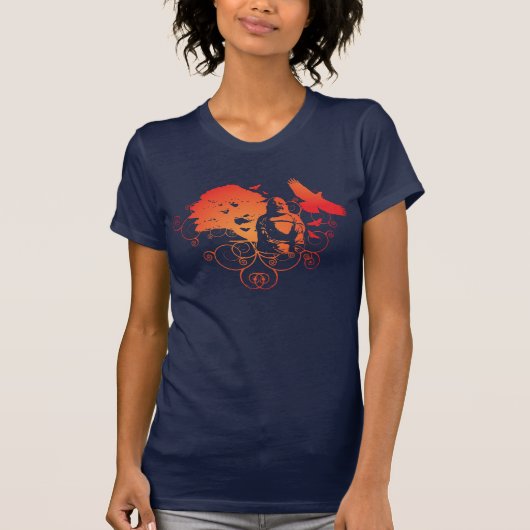 仏のプリント Tシャツ (正面)