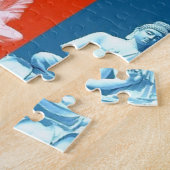 仏のポップアートのスタイル ジグソーパズル (側面)