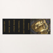 仏のポートレートおよび引用文は無限愛を放射します ヨガマット (裏面(横))