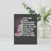 仏の仏教と善人の宗教 ポストカード (スタンド正面)