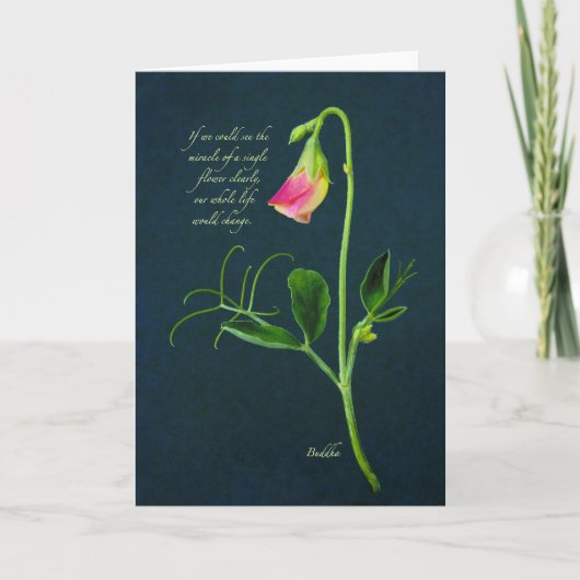 仏の奇跡の引用文カード カード (正面)