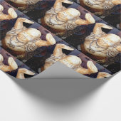 仏の幸せな紙 ラッピングペーパー (コーナー)