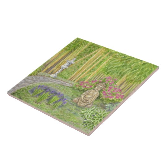 仏の庭の壁のタイル タイル (側面)