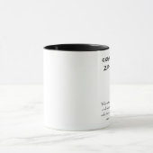 仏の引用文のシーダーラピッズの禅の中心のマグ マグカップ (中央)