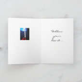 仏の引用文の感動的なイメージ カード (内部)