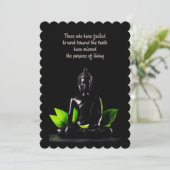 仏の引用文1のカード/招待 招待状 (スタンド正面)