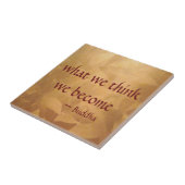 仏の引用文; 私達が考える何を私達はなります タイル (側面)