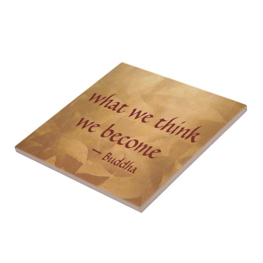 仏の引用文; 私達が考える何を私達はなります タイル (側面)