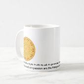 仏の引用語句-教えて下さいこの三重の真実をに…. コーヒーマグカップ (正面左)