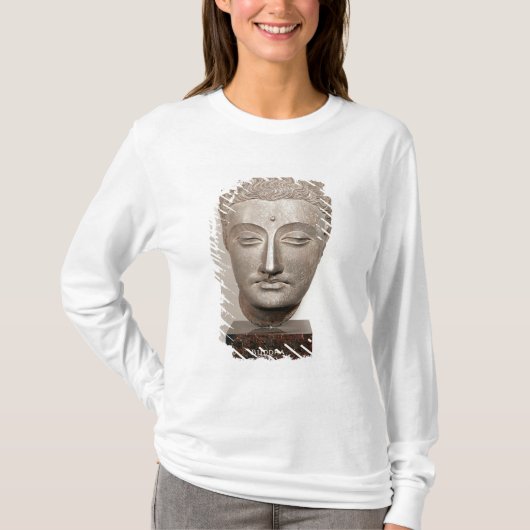 仏の彫像から、から先頭に立って下さい Tシャツ (正面)