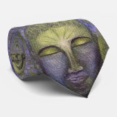 仏の心の絵画のタイ ネクタイ (ロール)