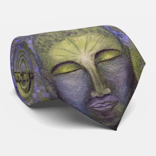 仏の心の絵画のタイ ネクタイ (ロール)