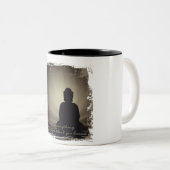 仏の心はすべてです ツートーンマグカップ (正面右)