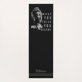 仏の感動的な引用文 ヨガマット (裏面)