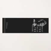 仏の感動的な引用文 ヨガマット (正面(横))