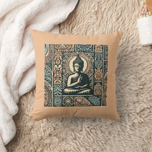 仏の投げ声 クッション (ブランケット)