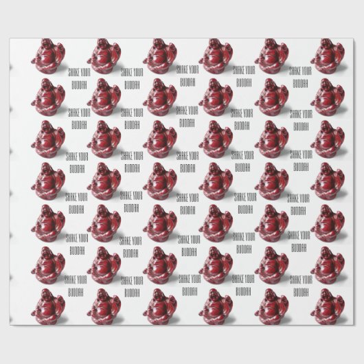 仏の振動仏のあなたのユーモア ラッピングペーパー (フラット)