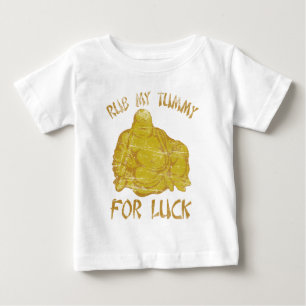 仏の摩擦私のおなか ベビーTシャツ