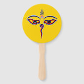 仏の智慧の目 – 菩提寺の目 ハンドファン (裏面)