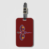 仏の智慧の目 – 菩提寺の目 ラゲッジタグ (正面縦)