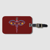 仏の智慧の目 – 菩提寺の目 ラゲッジタグ (正面横)